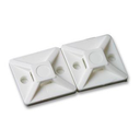 PORTACINTILLO ADHESIVO 30X30MM BLANCO 100UND