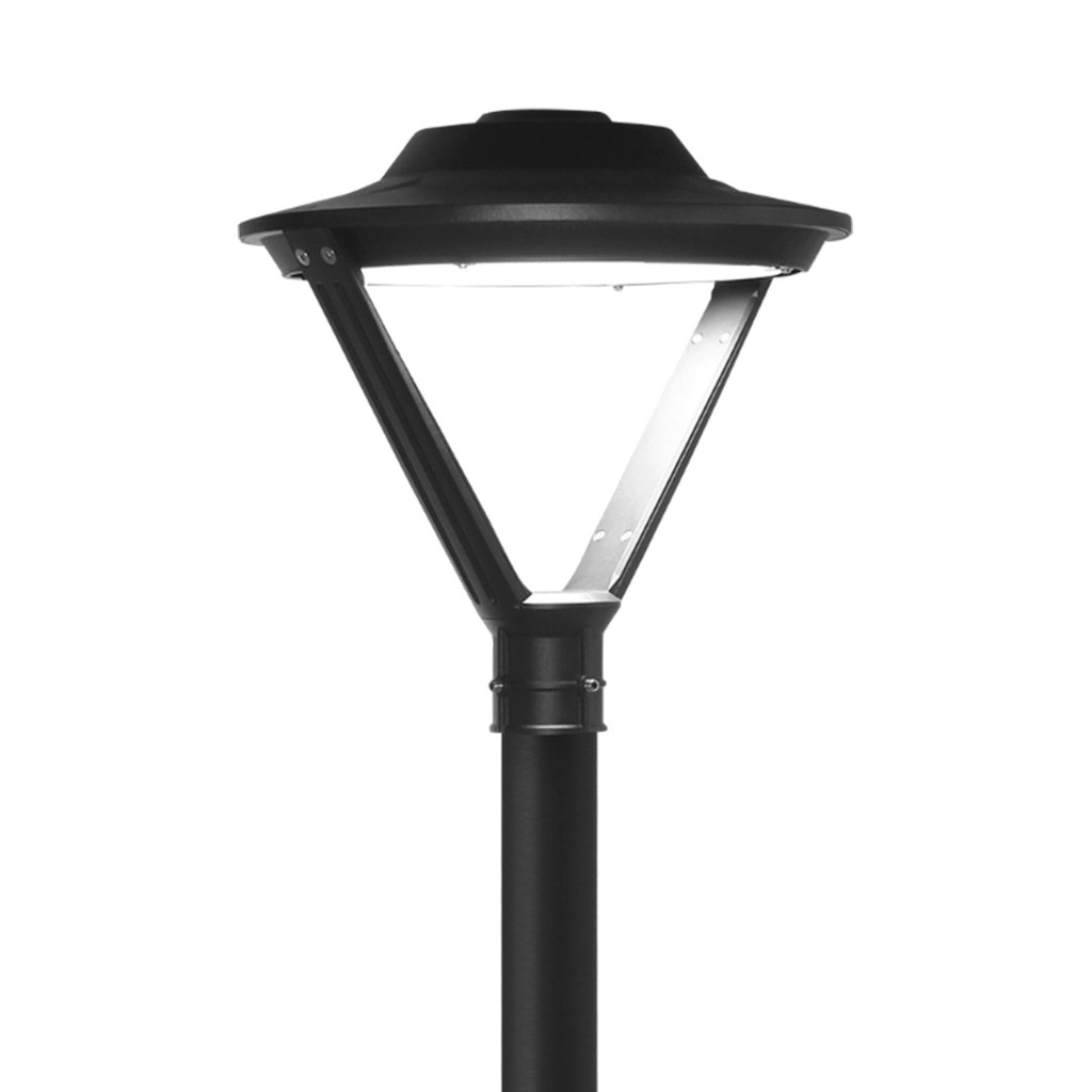 Alumbrado Led Para Parque Tipo Farola 50W Ip65 100-240Vac Luz Cálida 3000K