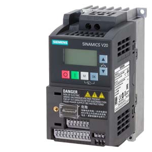 Vdf Sinamics V20 In Monofasica 200-240 V Ac  0,75 Kw 0  E/S: 4 Di, 2 Do, 2 Ai, 1 Ao Uss/Modbus Rtu Bop Incorporado Ip20/Ul 