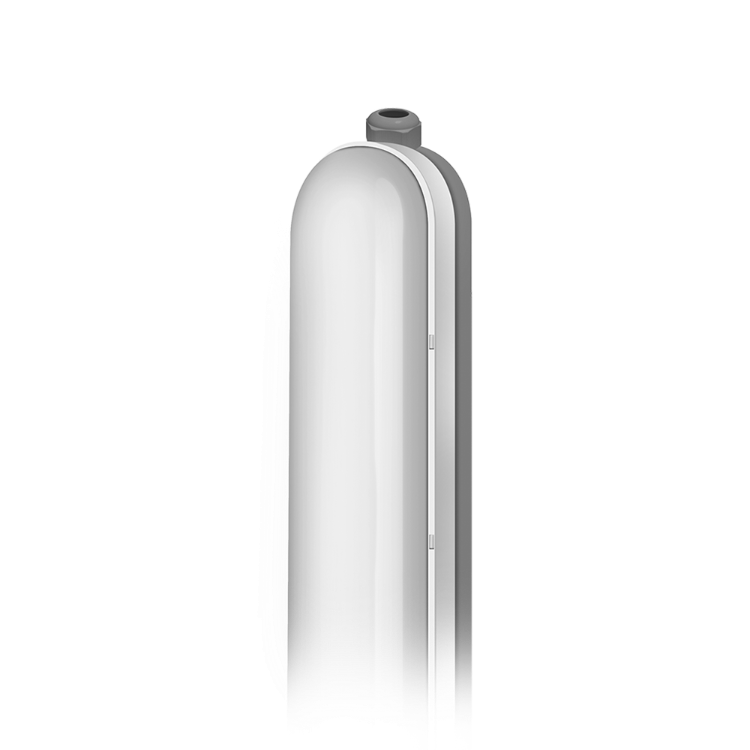 LUMINARIA HERMÉTICA CON LED INTEGRADO 50W 165-260VAC LUZ FRÍA 6500K 1200MM IP65
