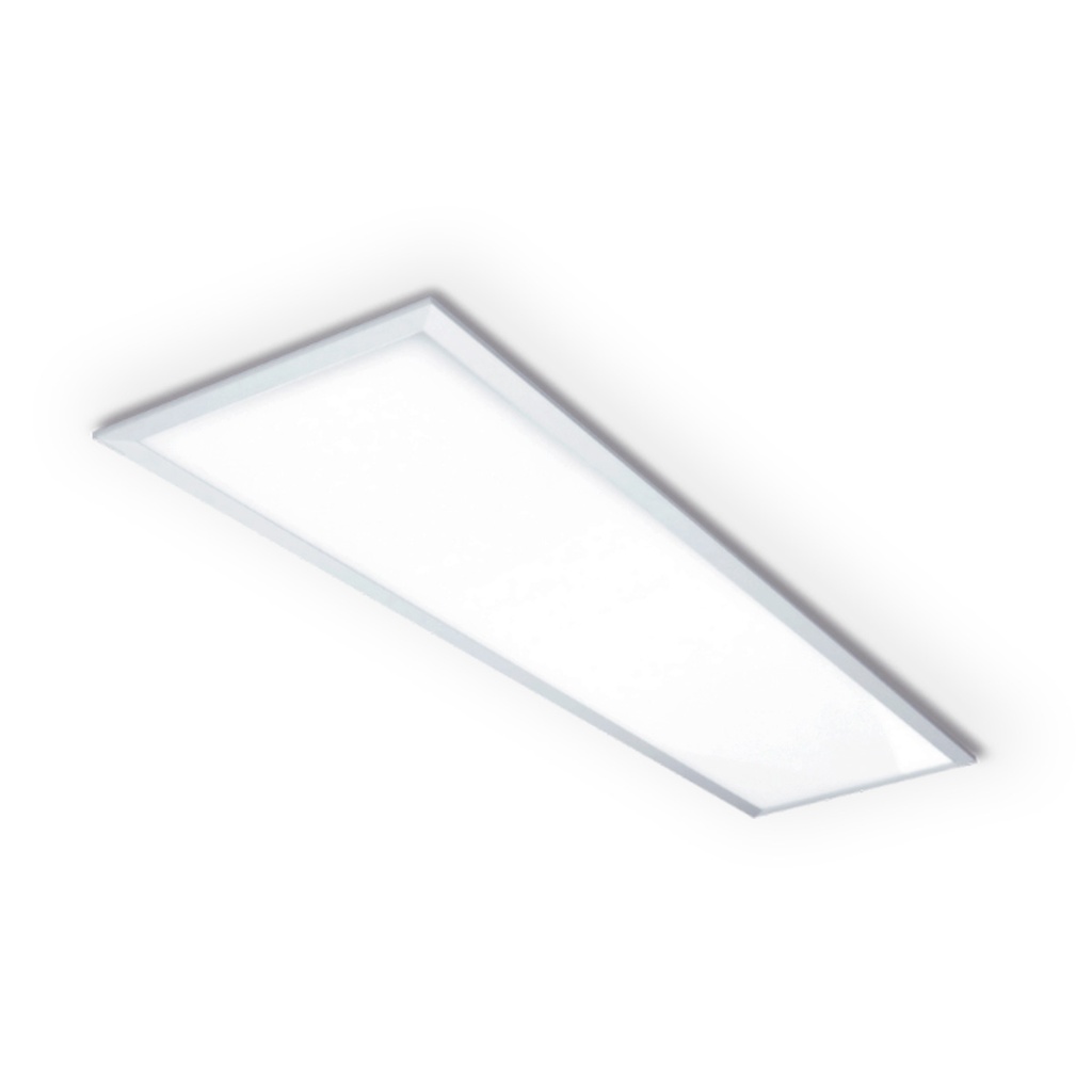PANEL LED BLANCO RECTANGULAR PRO 1205x305MM 48W 4800LM 100-260VAC FP0.98 LUZ CÁLIDA 3000K