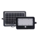 REFLECTOR LED SOLAR PORTATIL CON CARGA PARA USB SENSOR DE MOVIMIENTO 10W LUZ FRÍA 6000K