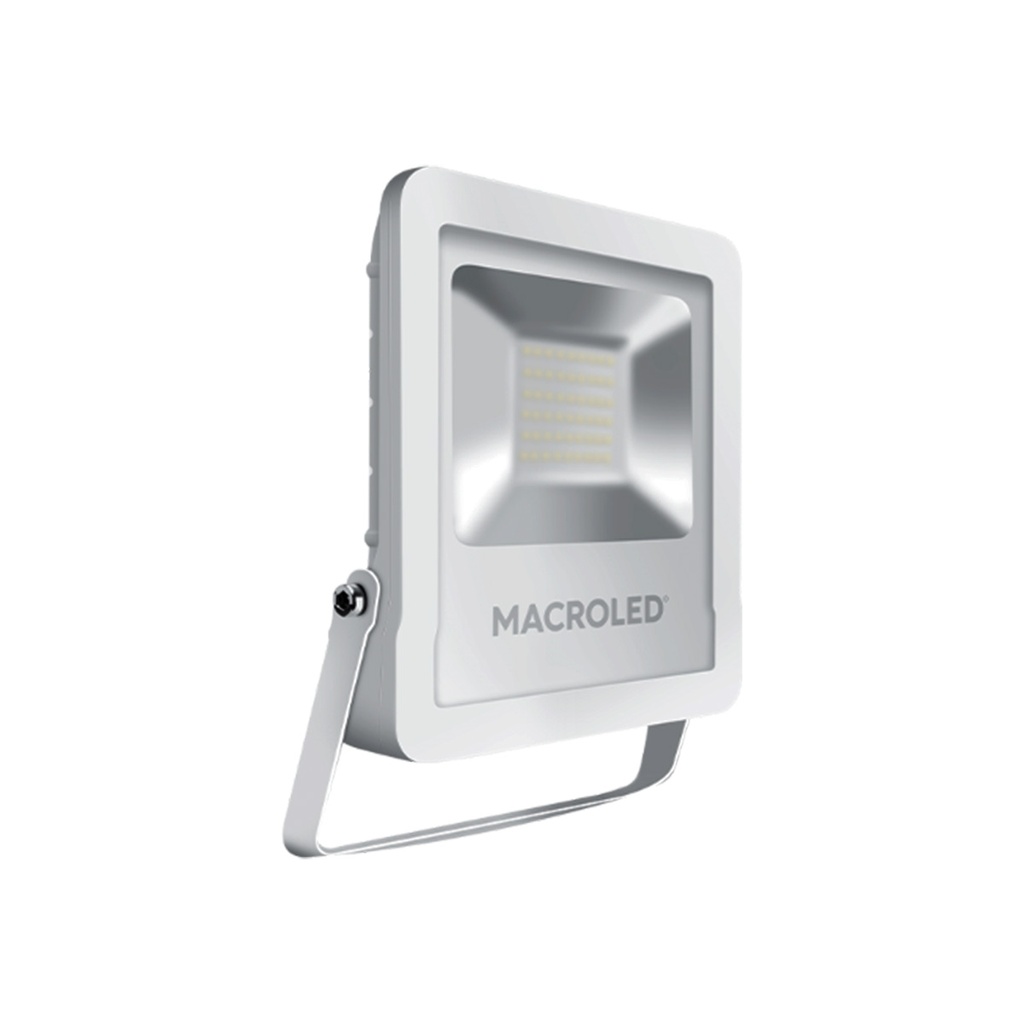 REFLECTOR LED BLANCO PRO 50W 100-240VAC LUZ FRÍA  6500K IK08 IP65