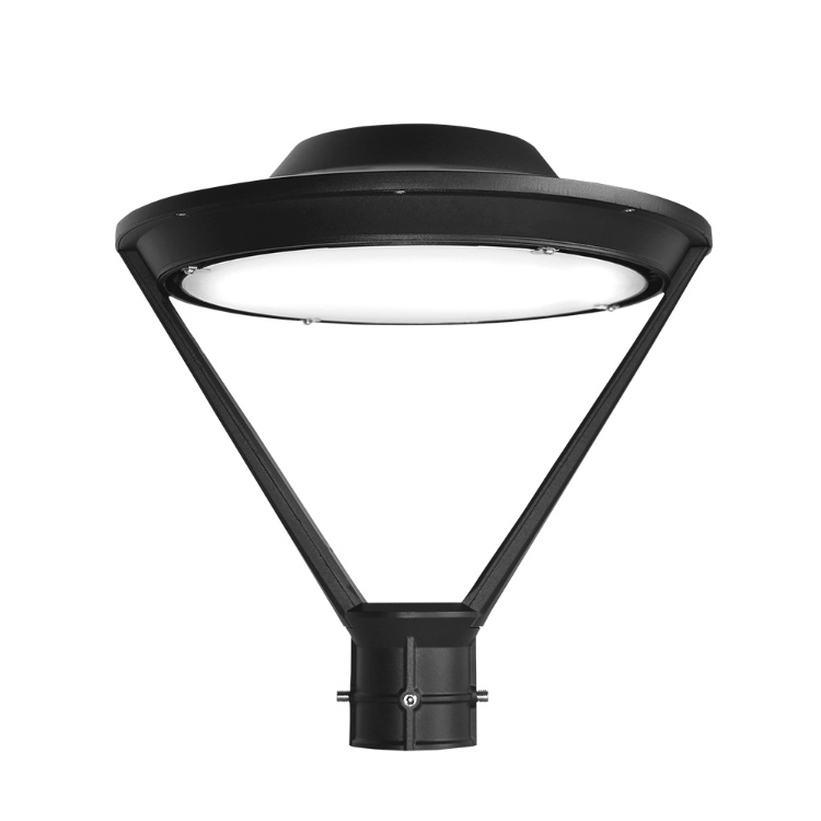 FAROLA DE PARQUE LED 50W LUZ CÁLIDA 3000K FP0.95 CRI80 100-240VAC 120L/M IP65