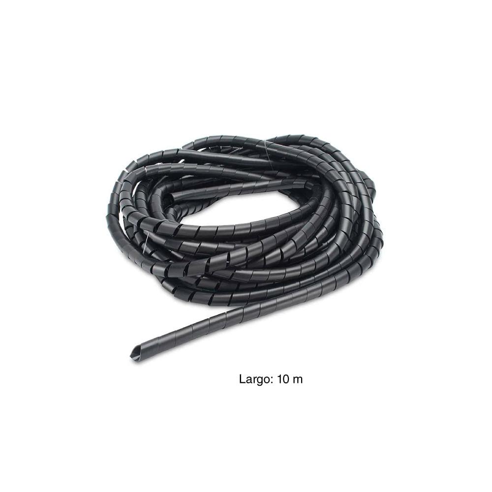 Espiral Envolvente  De 10Mm En Color Negro