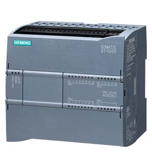 PLC S7-1200, CPU 1214C, AC/DC/Relé (14DI/10DO/2AI)