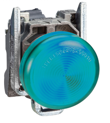 Piloto De Señalizacion Metal Color Verde Ø 22Mm 250Vac  Harmony  S/Lampara