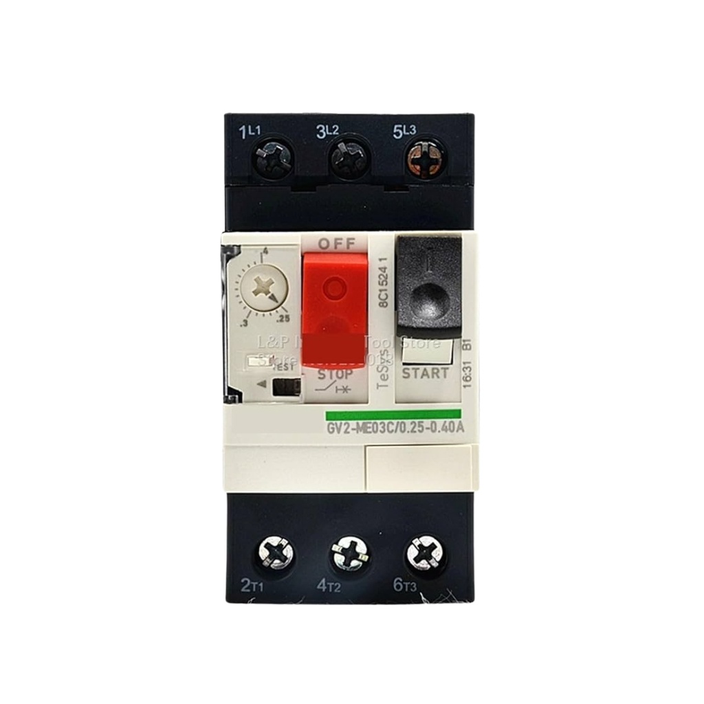 Guardamotor Magnetico 3P Reg. 0.25-0.44 400/415Vac 100Ka Tesys 