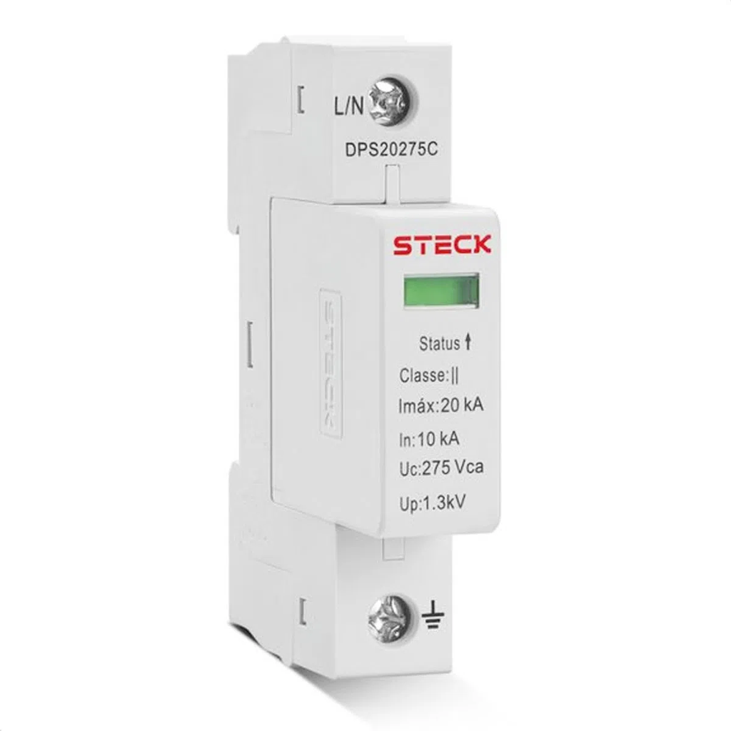Supresor De Sobretension, Corriente Max. De Descarga 20Ka 275V 1P Classe Ii S/Cartucho   