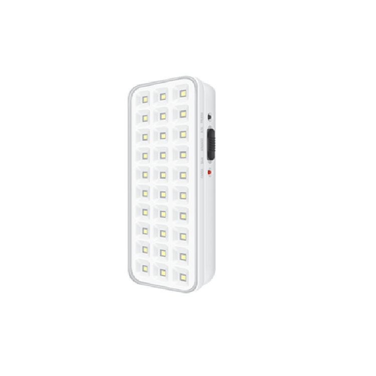 LUZ DE EMERGENCIA BLANCA 30 LEDS 100-240VAC AUTONOMÍA 8 HORAS-50LM LUZ FRÍA 6500K