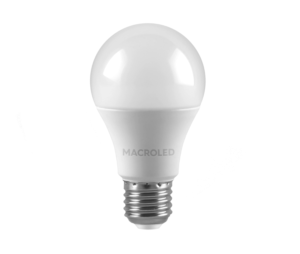 FOCO LED 9.5W A60 E27 180-240VAC LUZ FRÍA 6500K