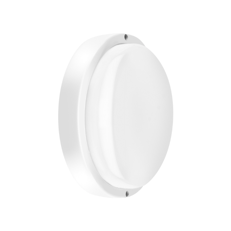 TORTUGA REDONDA BLANCA 18W IP54 100-265VAC FP:0,9 LUZ CÁLIDA 3000K