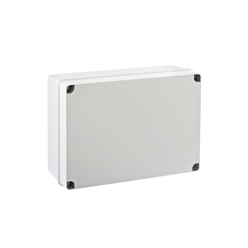 Caja de derivación lisa libre de halógeno IP67 IK07 243x333x132mm