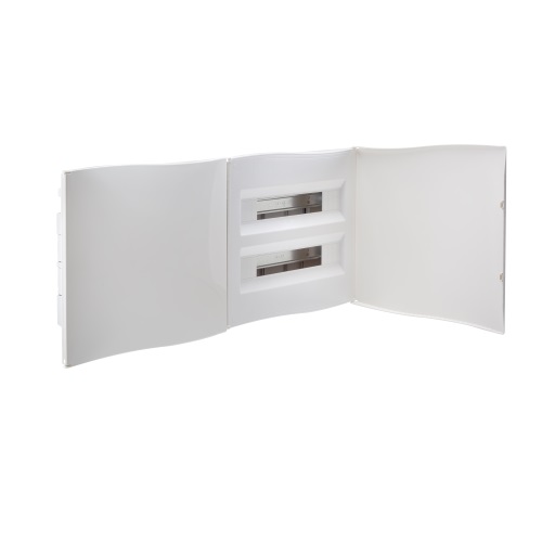 Tablero libre halógeno empotrable 72 (4x18) polos s/tierra IP40 IK08