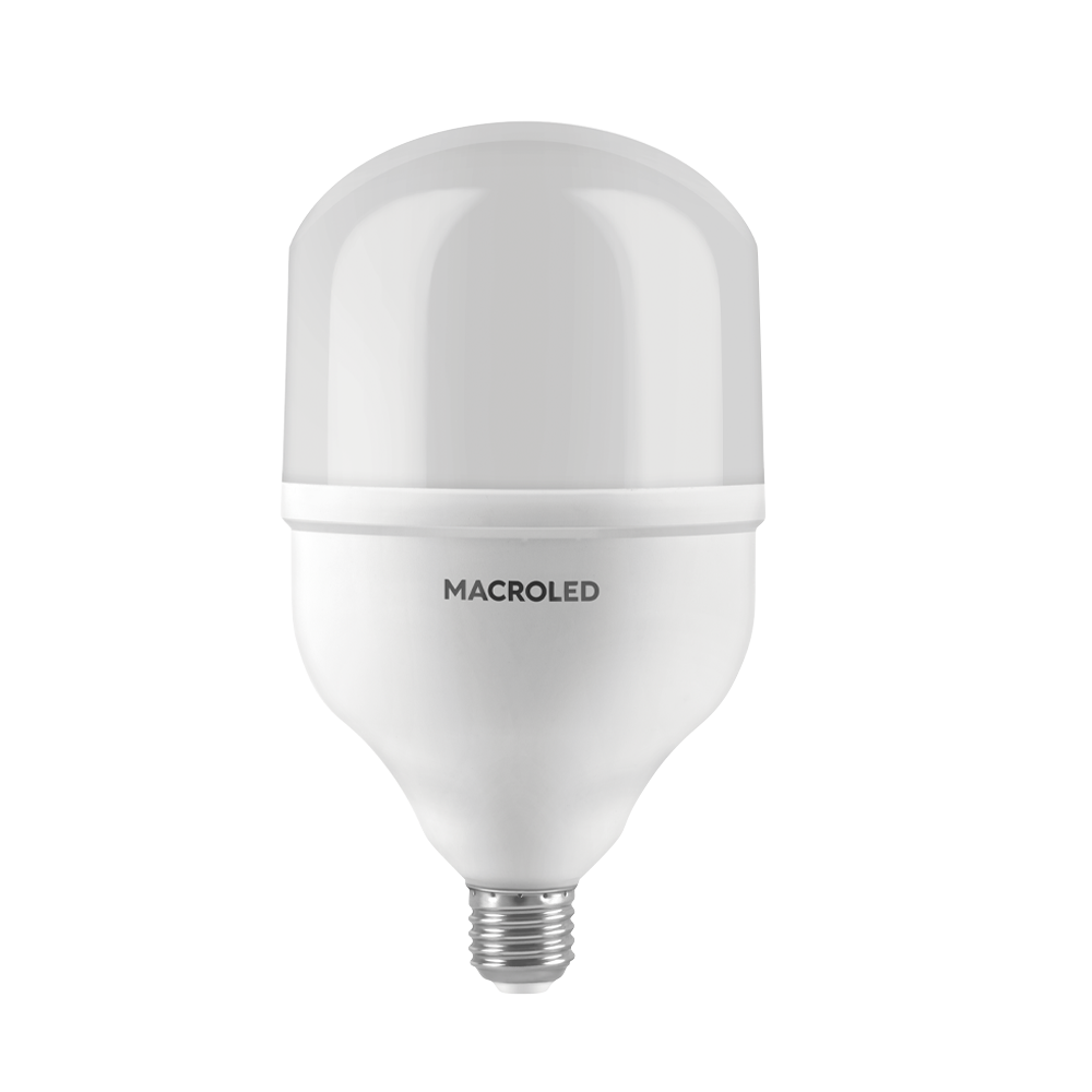 FOCO LED TIPO BOTELLA 40W E27 180-240VAC LUZ CÁLIDA 3000K