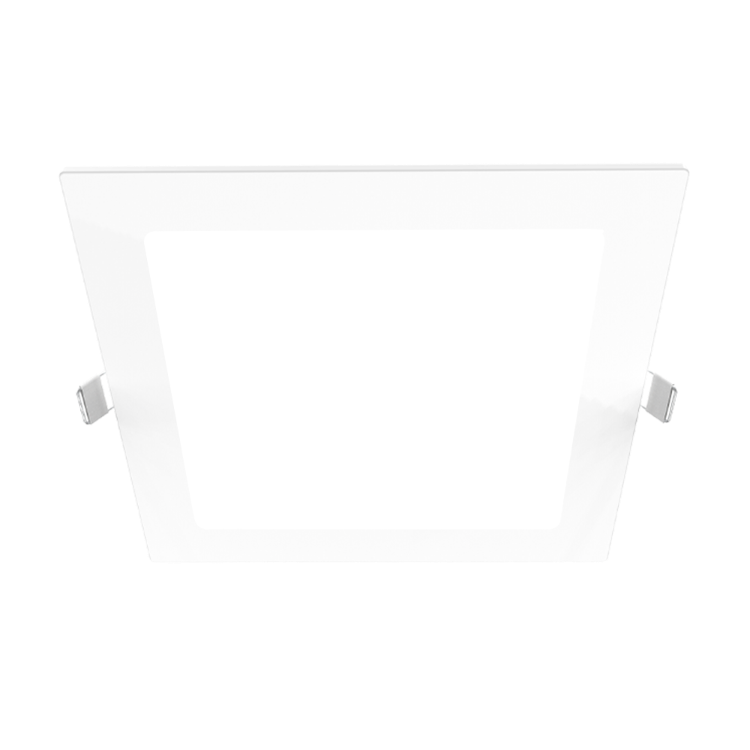 DOWNLIGHT LED BLANCO CUADRADO EMPOTRABLE 6W 85-265VAC LUZ CÁLIDA 3000K