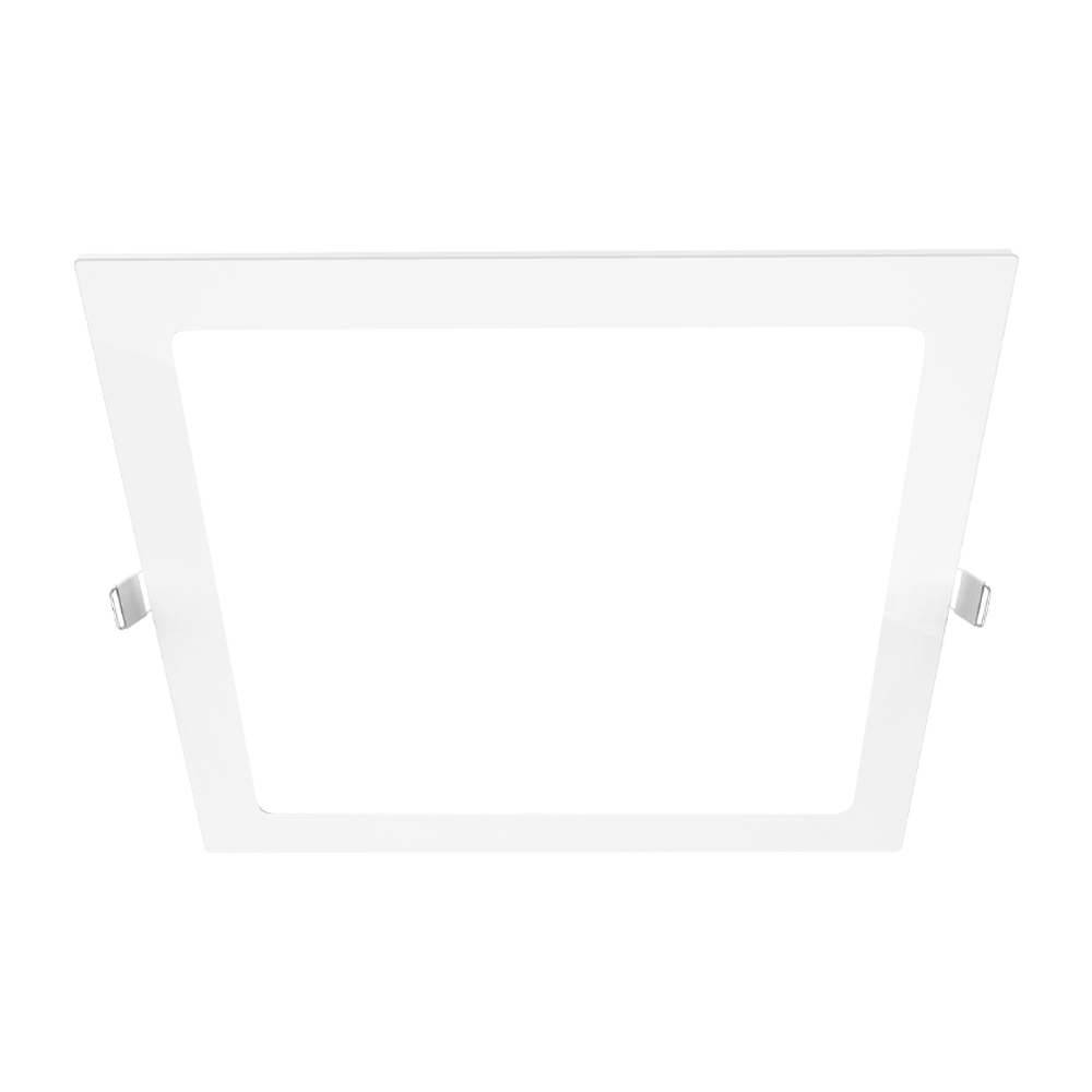 DOWNLIGHT LED BLANCO CUADRADO EMPOTRABLE 12W 85-265VAC LUZ NEUTRA 4500K