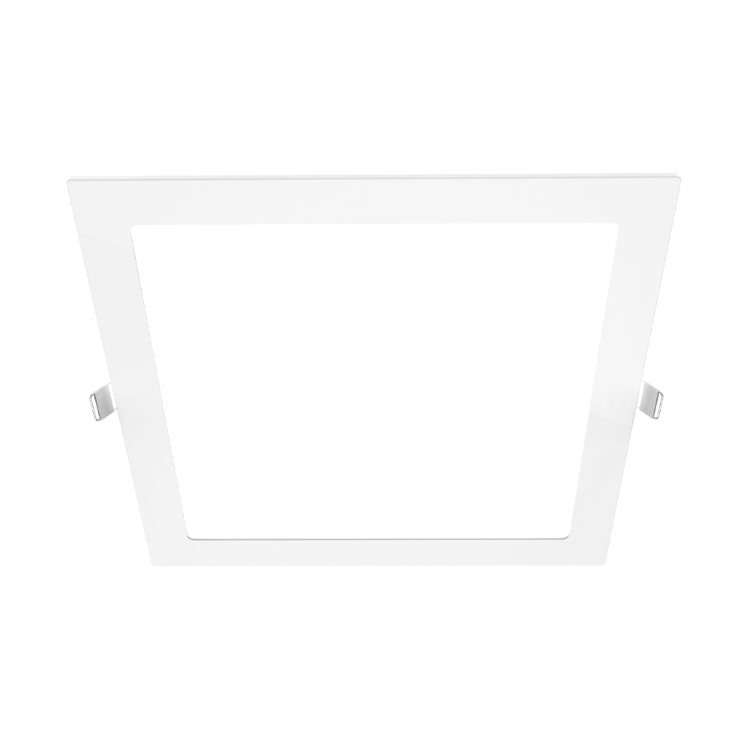 DOWNLIGHT LED BLANCO CUADRADO EMPOTRABLE 18W 85-265VAC LUZ CÁLIDA 3000K