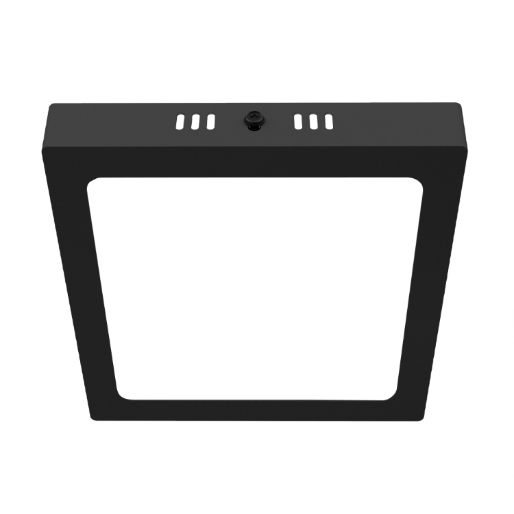 DOWNLIGHT LED NEGRO CUADRADO ADOSABLE 12W 85-265VAC LUZ FRÍA 6000K