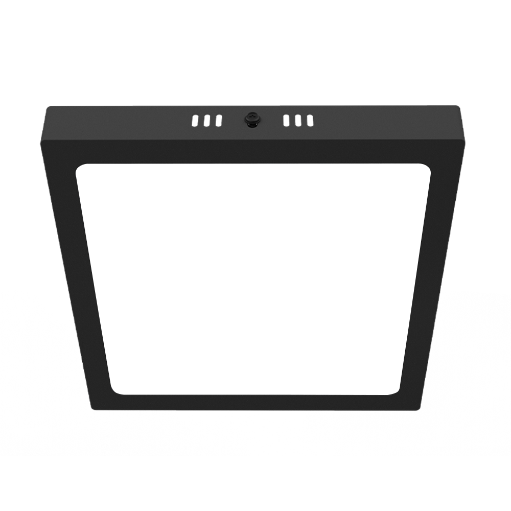 DOWNLIGHT LED NEGRO CUADRADO ADOSABLE 18W 85-265VAC LUZ CÁLIDA 3000K