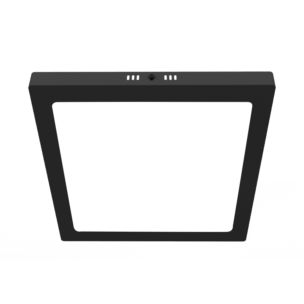 DOWNLIGHT LED NEGRO CUADRADO ADOSABLE 24W 85-265VAC LUZ FRÍA 6000K