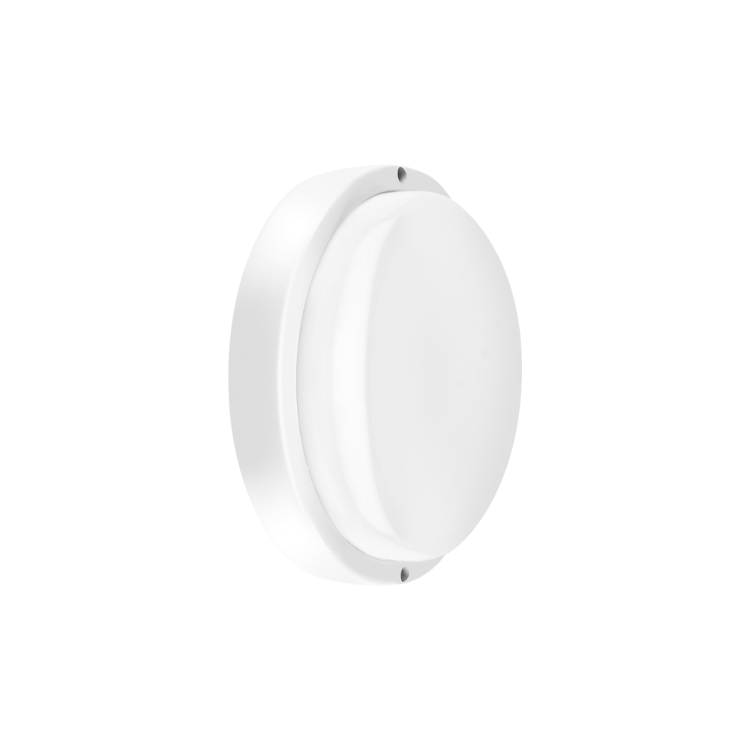 TORTUGA REDONDA BLANCA 12W IP54 100-265VAC FP:0,9 LUZ CÁLIDA 3000K