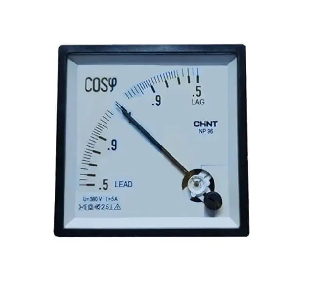 Medidor De Factor De Potenci -0.5 +1 +0.5 380V