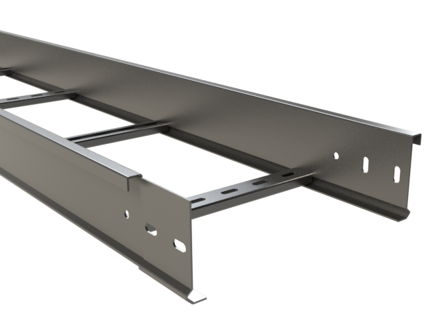 Bandeja Tipo Escalerilla BEP 400x100x1.2 - d240 - L2.4 - GS