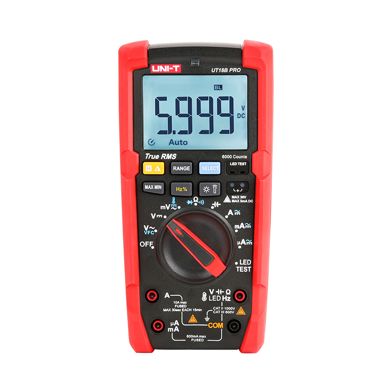 Probador De Voltaje Y Continuidad Hasta 690 V AC/DC, Con Prueba De RCD