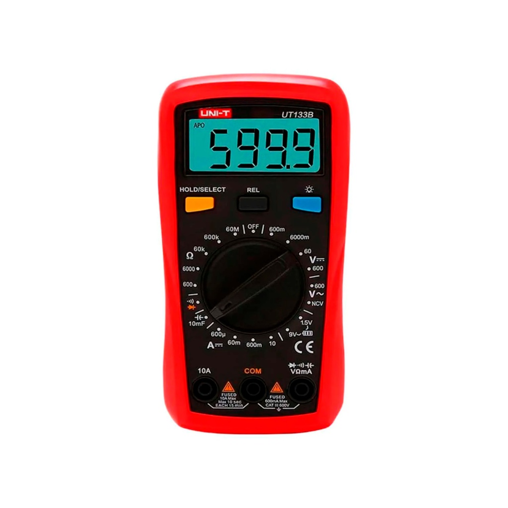 Multimetro Digital, Deteccion NCV, Prueba De Baterias, Rango Hasta 600 V