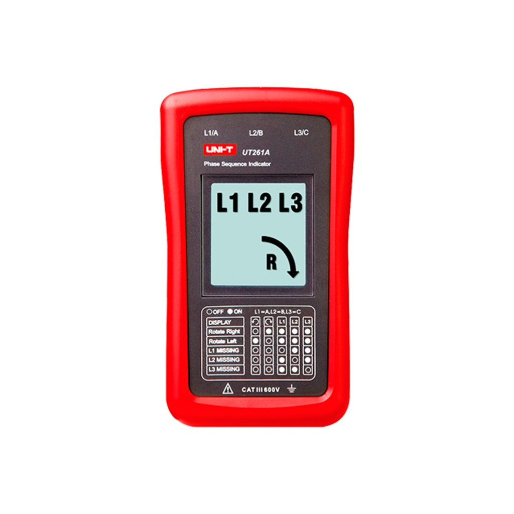 Medidor De Secuencia De Fases Sin Contacto Para Tensiones De 40–690 V Ac