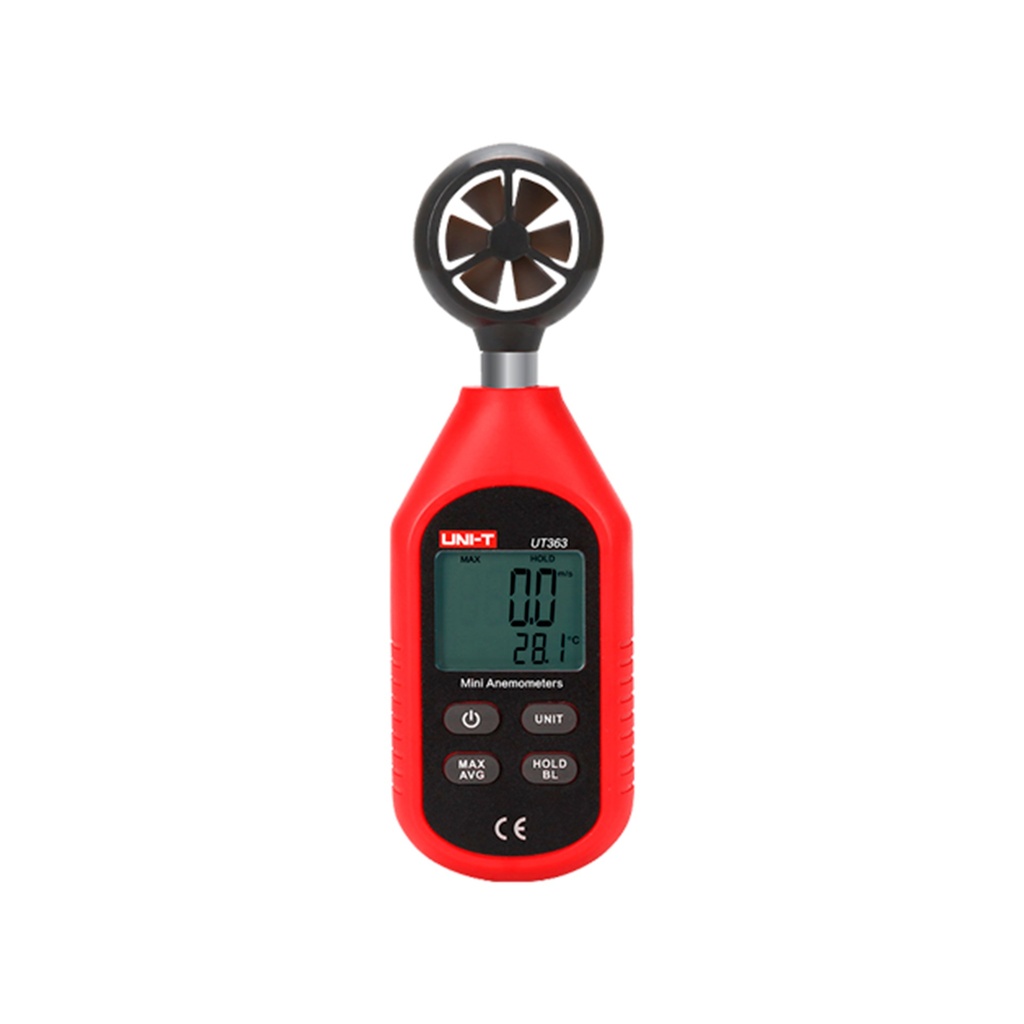 Anemometro Digital, Velocidad 0–30 M/S, Temperatura –10 °C A 50 °C, Resolucion 0.1 M/S