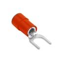 Terminal Horquilla Aislado Ø 1/4&quot; – 16-22 AWG Rojo (100 und)
