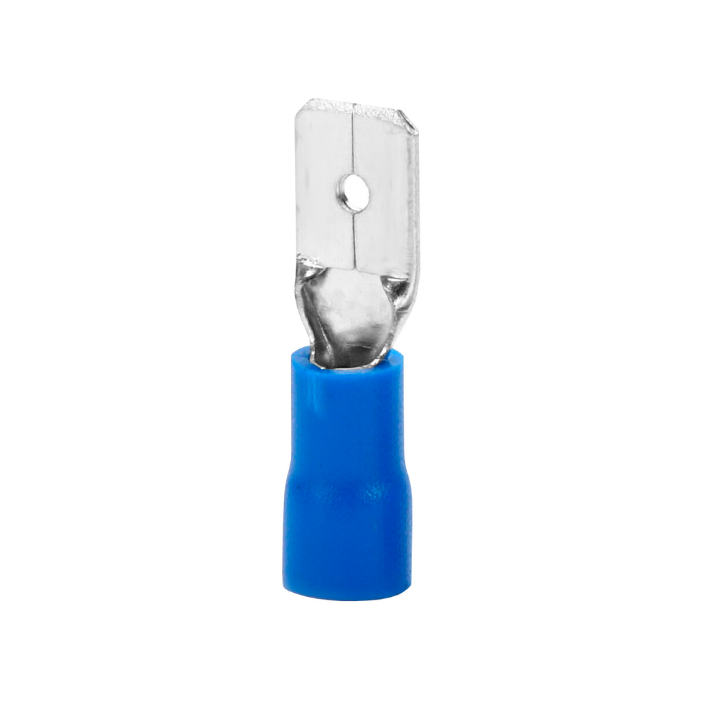 Terminal Macho Aislado – 14-16 AWG Azul (100 und)