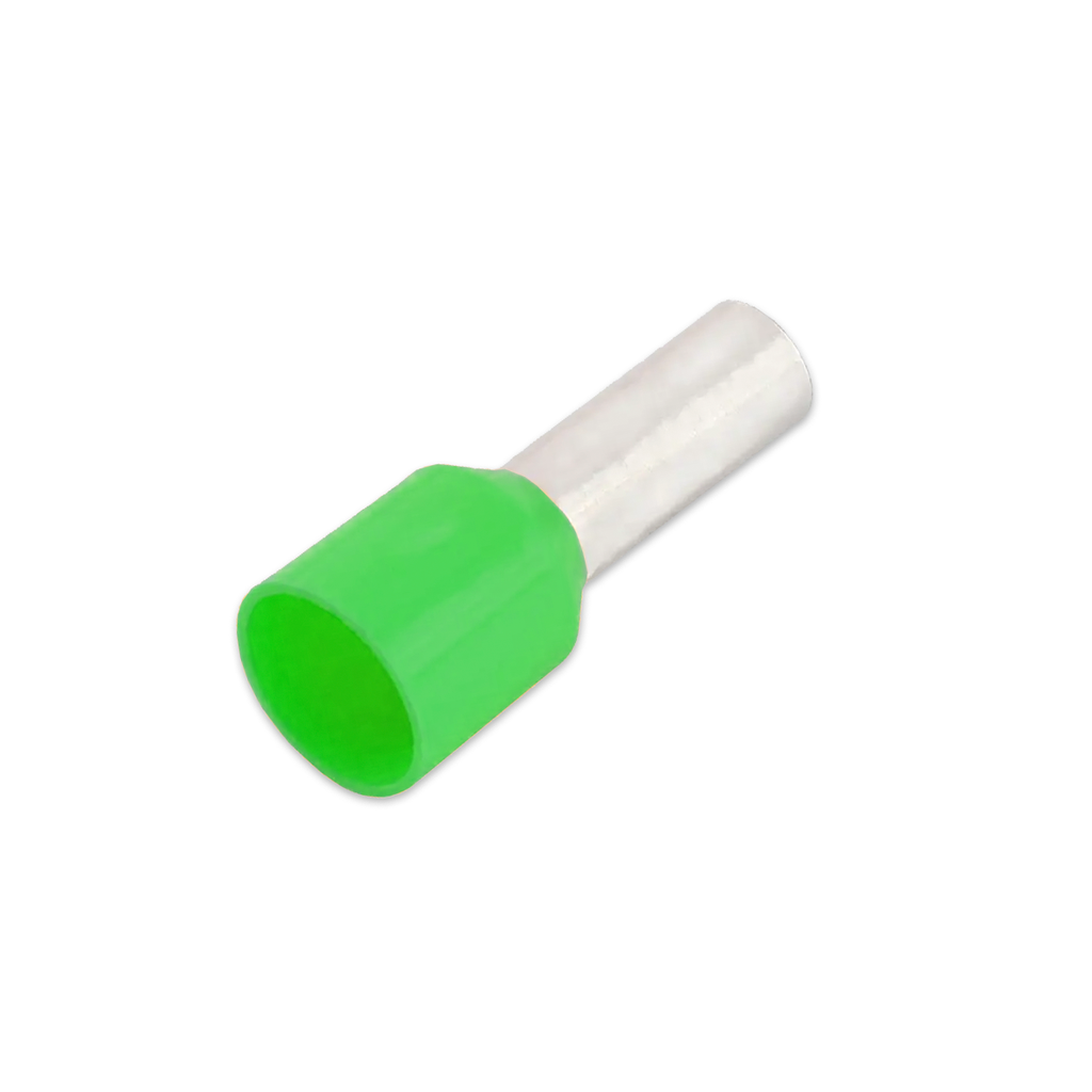 Terminal Sobremoldeado Simple – 6 AWG Verde (100 und)