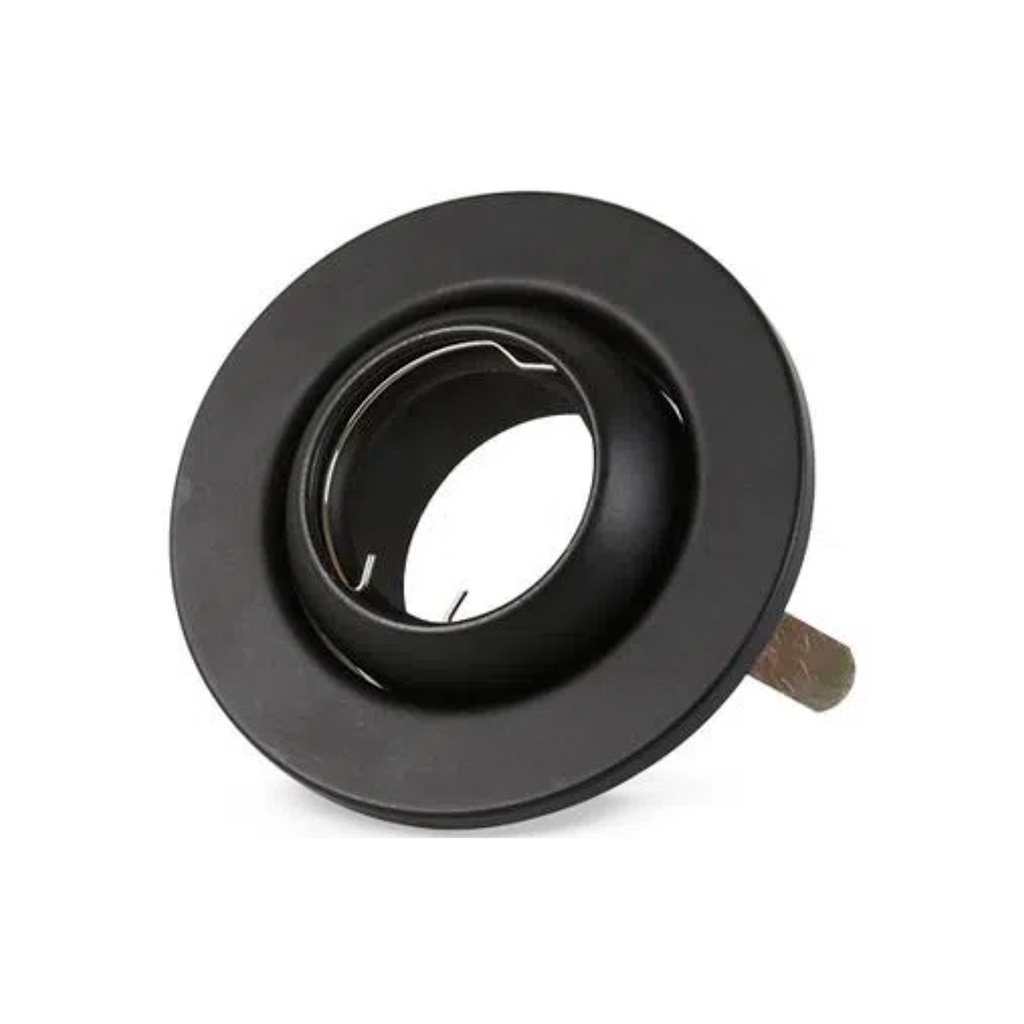 BASE SPOT OJO DE BUEY MÓVIL PARA DICROICO MR16 COLOR NEGRO