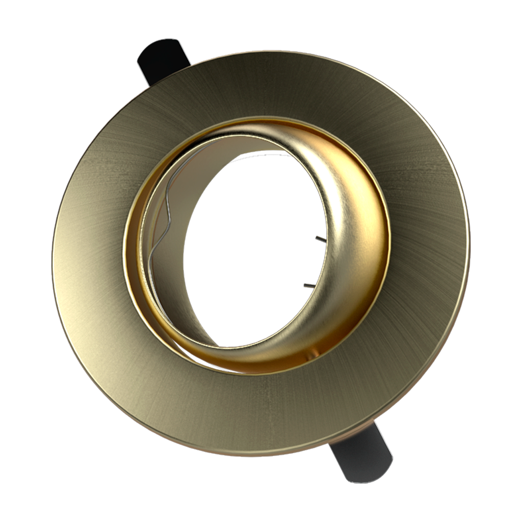 BASE SPOT OJO DE BUEY MÓVIL PARA DICROICO MR16 COLOR BRONCE