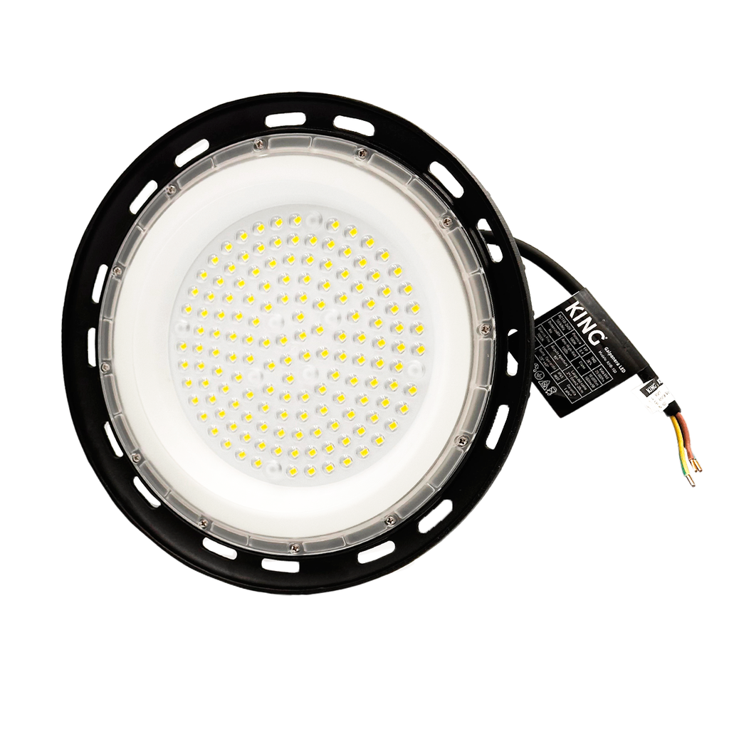 HIGH BAY KING 150W, 110-240VAC, 7000K, 100LM, IP65, FP0.9, IP65, IK07