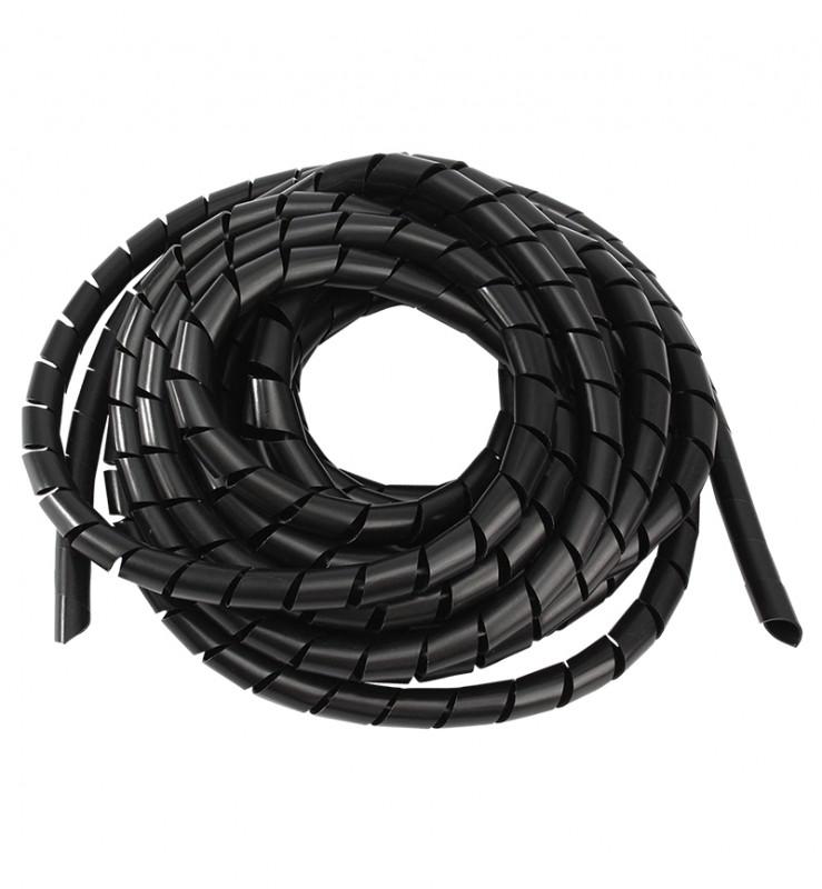 Espiral Envolvente  De 8Mm En Color Negro