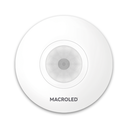 SENSOR DE MOVIMIENTO TECHO MACROLED 220-240VAC 1200W MAX, 6MTS DE ALCANCE, 360°