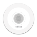 SENSOR DE MOVIMIENTO TECHO MACROLED 220-240VAC 1200W MAX, 8MTS DE ALCANCE, 360°