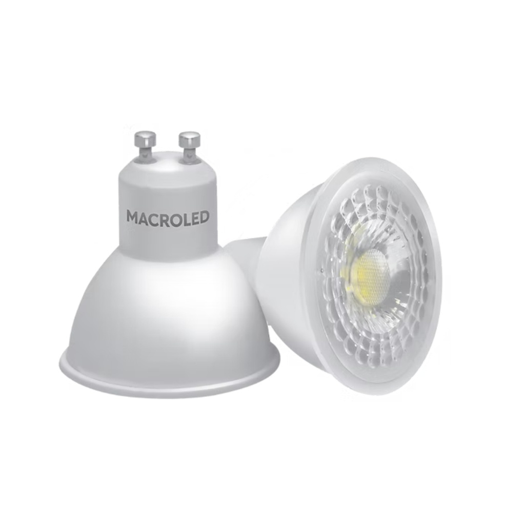 DICROICO LED ECO MR16 7W 220-240VAC LUZ FRÍA 6000K 38° GU5.3