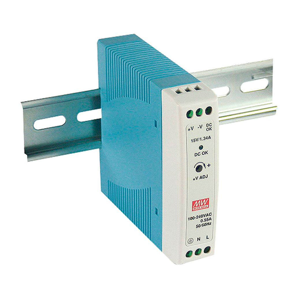 Fuentes de alimentación en carril DIN 20W 12V 1.67A