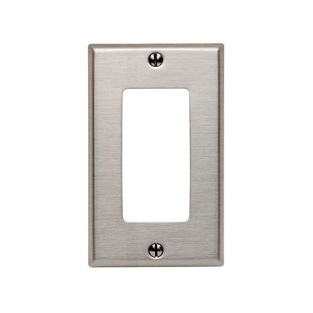 PLACA SIMPLE DECORA ACERO INOXIDABLE