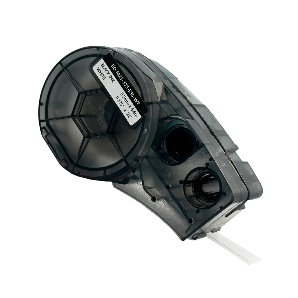 Cinta para Rotulador Brady 9.52 mm x 6.4 m - Color Blanco (BMP21-PLUS / BMP21-LAB)