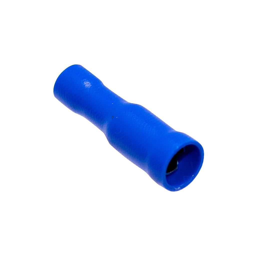 Terminal Hembra Tipo Bala Aislado – 14-16 AWG Azul (100 und)