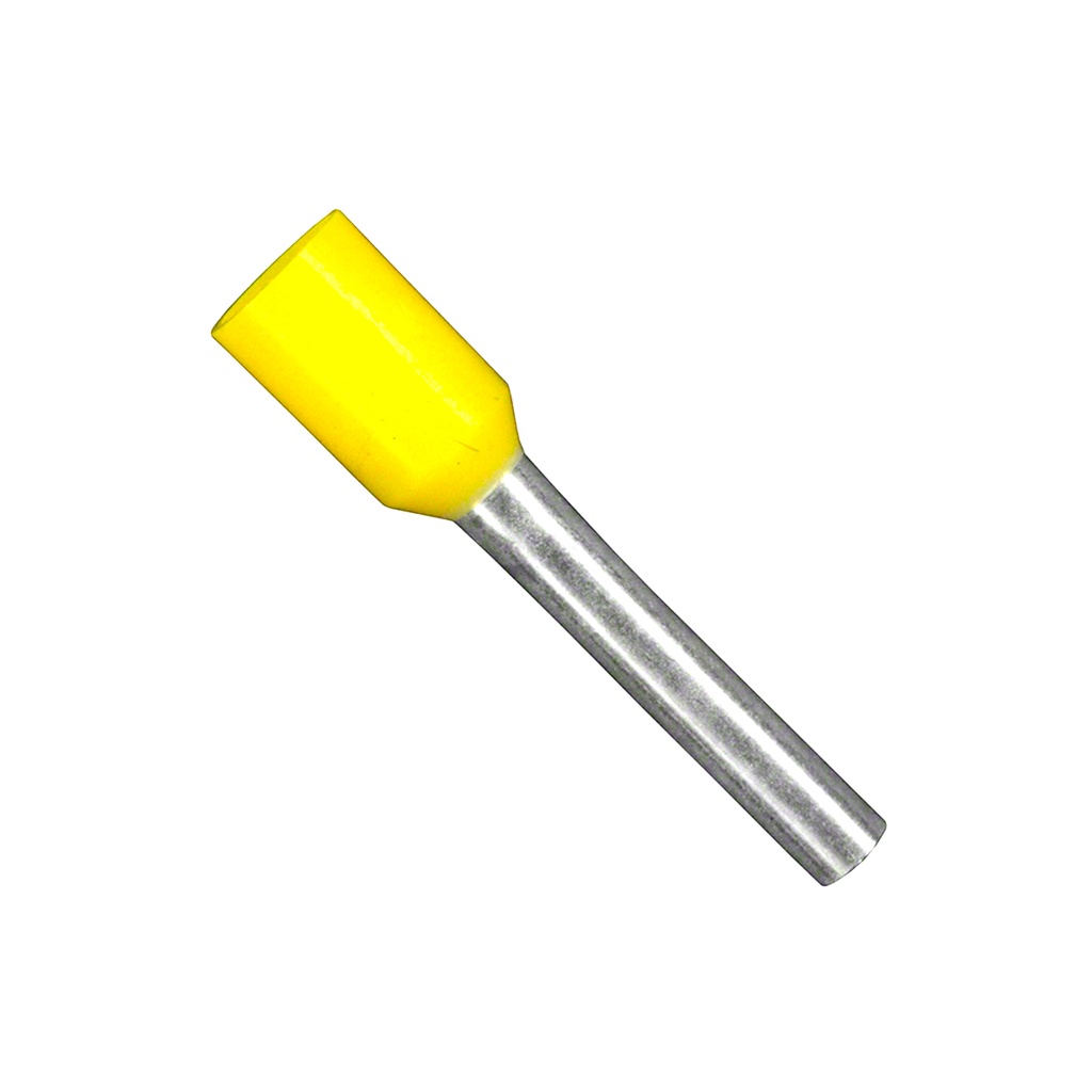 Terminal Sobremoldeado Simple – 18 AWG Amarillo (100 und)