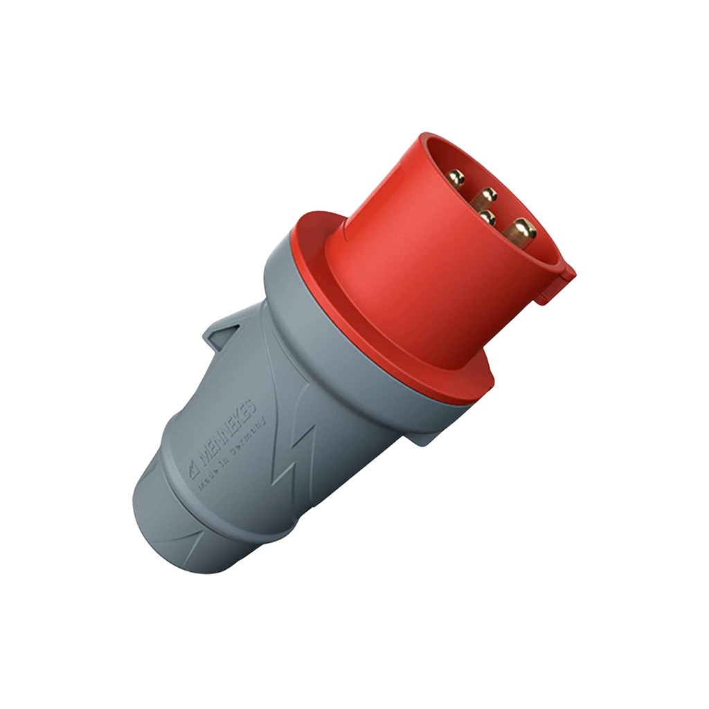 ENCHUFE 16AMP 3P+T 415V ROJO 6H IP44 (2 CUERPOS) Ex 252