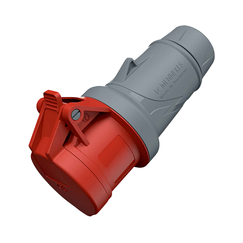 TOMA AEREO 16AMP 3P+N+T 415V ROJO 6H IP44 POWERTOP PLUS (2 CUERPOS) REEMPLAZO 5