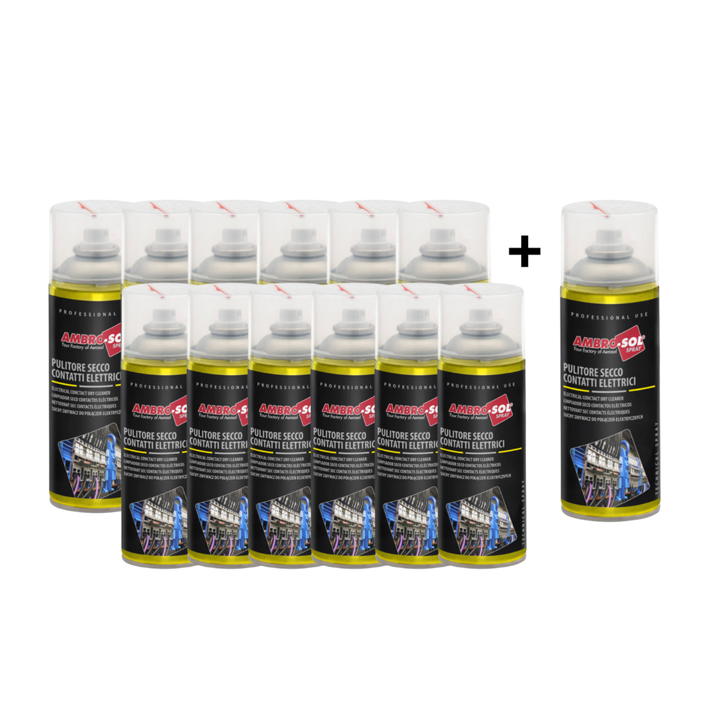 Oferta Limpia Contactos Eléctricos (En seco) 400ml - Caja 12 + 1 Gratis